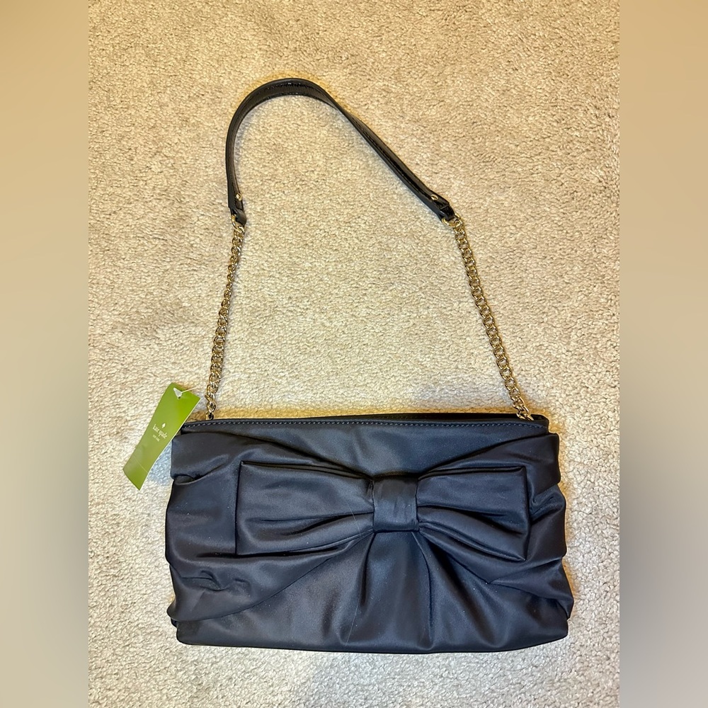 Brand NEW Kate Spade Nylon Bow Clutch Shoulder Bag